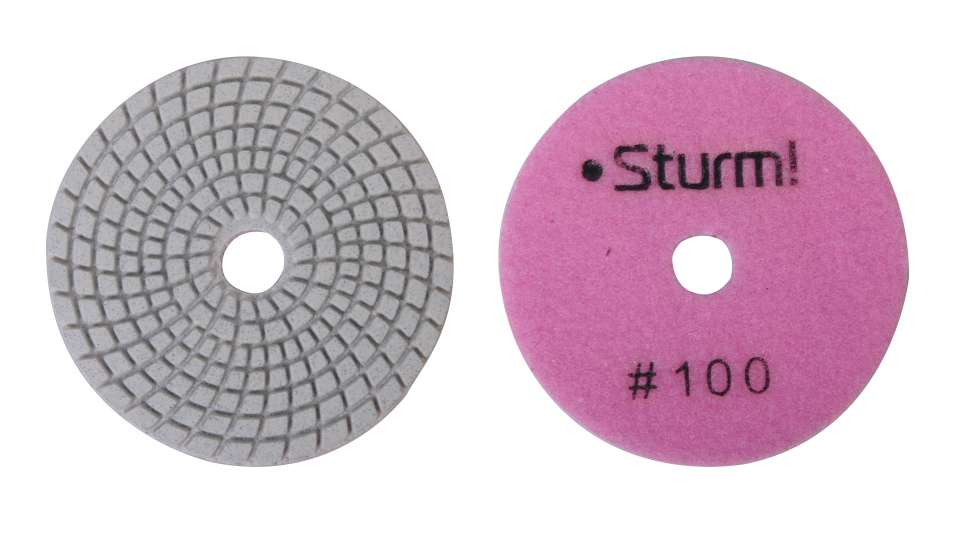 Круг шлифовальный гибкий Sturm! 9012-W100-100