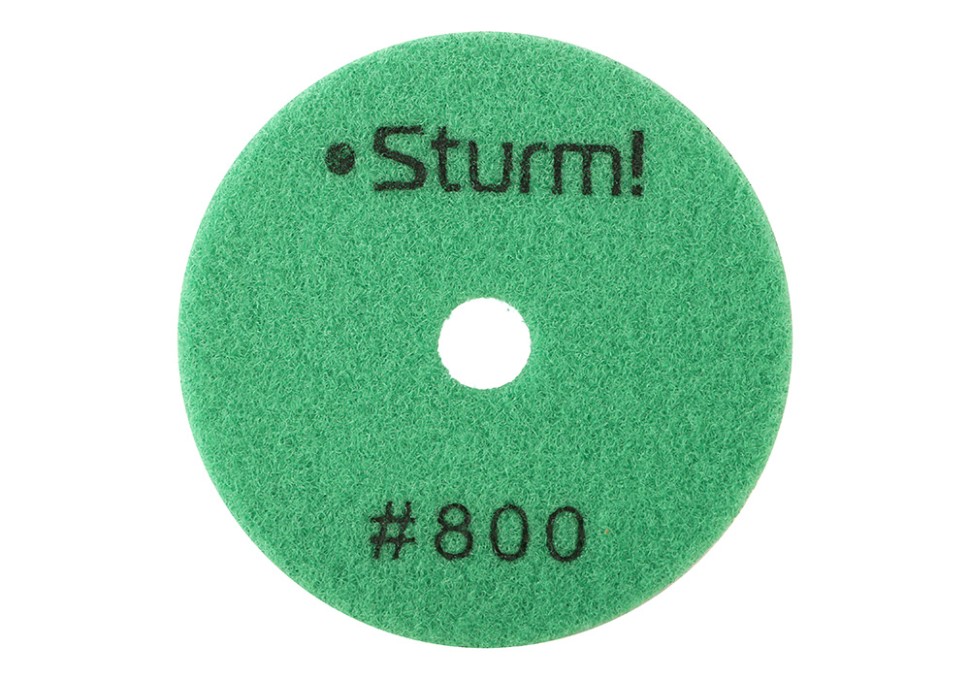 Круг шлифовальный гибкий Sturm! 9012-D100-800