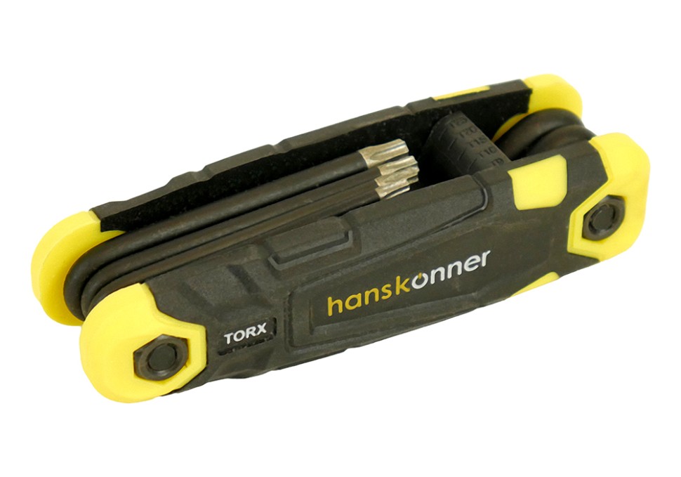 Набор ключей TORX, 8шт, T9-T40, S2, Hanskonner