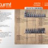 Набор головок Torx, 1/2&ampquot, 1/4&ampquot, 3/8&ampquot, 55мм, 13шт, S2 Sturm!