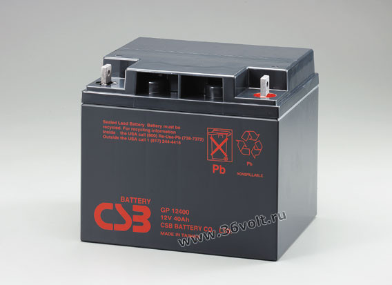CSB GP-12400 12V 40Ah Battery